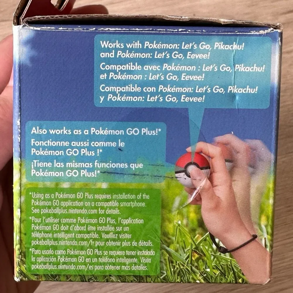 Nintendo Pokemon Pokeball Plus Controller Accessory & Components In Box 2018